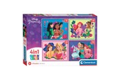 Puslespill - Clementoni Puzzles Disney Princess 4in1 Gulv - 21517