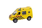 Leketøysbil - 2-Play Traffic Die-cast Pull Back Ambulance NL Light and Sound - 510132