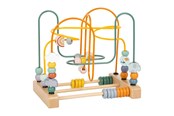 Babyleker - Small Foot - Wooden Motor Skills Spiral Safari with Beads - 11956