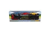 Leketøysbil - 2-Play Traffic 2-Play Die-cast Truck Transporter with Cars 26cm - 541756