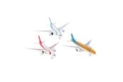 Leketøysbil - 2-Play Traffic 2-Play Plane with Light & Sound (Assorted) - 510301
