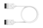 Kabinett-tilbehør - Corsair iCUE LINK Cable - 60cm - Straight Connector - White - CL-9011127-WW