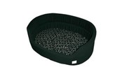 Hund - Danish Design Svart med sølvfargede poter Slumber Bed 75cm - D01530