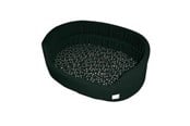Hund - Danish Design Svart med sølvfargede poter Slumber Bed 45cm - D01518