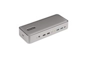 Dokkingstasjon - StarTech.com 129UE-USBC-KVM-DOCK Dual-Laptop USB-C KVM Docking Station Dual Monitor 4K 60Hz DisplayPort Dock 5-Port USB Hub GbE 90W/45W Power Delivery to Two Laptops Windows/Mac 2-Host KVM Dock - 129UE-USBC-KVM-DOCK