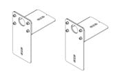 Veggmontering, AV-braketter & AV-møbler - Multibrackets M mounting kit - for display stand - black - Max 160 kg - recommended for 75" - 7350105216350