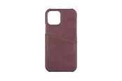 Mobil - Deksel og etui - ONSALA Mobile Cover Brown with Cardpocket iPhone 12 6.1" - 588555