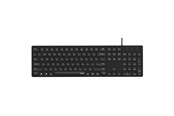 Tastatur - RAPOO NK8020 - Tastatur - Nordisk - Svart - 12324