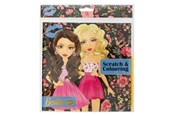Kreative leker - Besties Scratch & Colouring 12 p. 20*20 - 140010