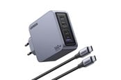 Mobil - Adaptere og ladere - UGREEN Nexode Pro 160W 4-ports GaN Hurtiglader med 240W USB-C-kabel - 25877