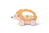 Babyleker - Bigjigs Wooden Push Hedgehog 100% FSC - 32006