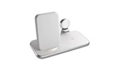 Mobil - Adaptere og ladere - ZENS 4 in 1 Stand+Watch Wireless Charger Aluminium - White - ZEDC15W/00