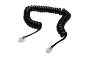 Nettverkskabel - DIGITUS ASSMANN phone cable - 2 m - black - Svart - 2m - AK-460101-020-S