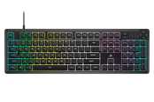 Tastatur - Corsair K55 CORE RGB - Gamingtastatur - Engelsk (USA) - Svart - CH-9226C65-NA