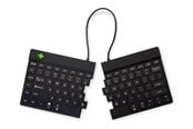 Tastatur - R-Go Tools R-Go Split Break - keyboard - with integrated break indicator - QWERTY - US - black - Tastatur - Engelsk (USA) - Svart - RGOSBUSWLBL