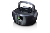 DAB, nettverks- og klokkeradio - Lenco SCD-860BK - Portable DAB+/FM Radio with Bluetooth® CD Player and large LCD colour display - Black - DAB/DAB+/FM - Stereo - SCD-860BK