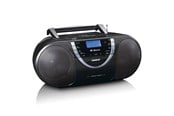 DAB, nettverks- og klokkeradio - Lenco SCD-6900BK - Boombox with DAB+ FM radio and CD/ MP3 player - Black - DAB/DAB+/FM - Stereo - SCD-6900BK