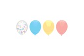 Leketøy - Haza Witbaard Balloon mix Pastel 6pcs. - 439341