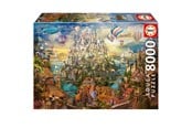 Puslespill - Educa 8000 pcs Dream Town - 80-19570