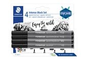 Skrive- & Tegneverktøy - Staedtler Intense Black Set 4 pcs - 37 BK4-1
