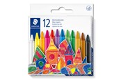 Skrive- & Tegneverktøy - Staedtler Wax crayon 8mm 12pcs.box - 220 08 C12