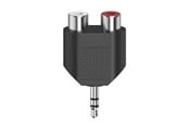 Diverse kabel - Hama 2x RCA to 3.5 mm jack - cable gender changer - 00205187