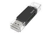 Flashminneadapter - Hama card reader - micro USB 2.0 / USB 2.0 - 00200130