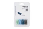 Kabelordner/Kabelstrømpe - Bluelounge Design CableCoil Mini - 9-pack - Blue - BLUCCOM-OMBLU