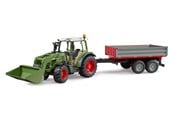 Leketøysbil - Bruder Fendt Vario 211 with frontloader and tipping trail - BR2182