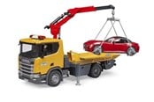Leketøysbil - Bruder Scania Super 560R Tow Truck w LS +  Roadster - BR3552