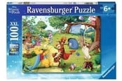Puslespill - Ravensburger Winnie the Pooh - Pooh to the Rescue Gulv - 129973