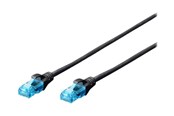 Nettverkskabel - DIGITUS Professional patch cable - 10 m - black RAL 9005 - Svart - 10m - DK-1511-100/BLACK