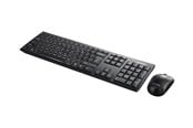 Tastatur - Lenovo 100 Wireless Combo - keyboard and mouse set - English - black - Tastatur & Mussett - Engelsk - Svart - GX30L66303