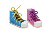 Babyleker - Small Foot - Wooden Lace-up Shoes 2pcs. - 6475
