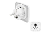 Diverse kabel - Hama Traveladapter Type E/F Universal World-EU White - 00223455