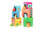 Lek & Lær - Small Foot - Stacking Tower with Animals - 10044