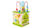 Babyleker - Small Foot - Wooden Activity Cube with Ball Track. - 10605