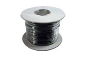 Nettverkskabel - DIGITUS Flat Telephone Installation Cable - 100m - Svart - 100m - AK-460701-100-S