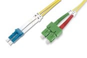 Nettverkskabel - DIGITUS Fiber Optic Singlemode Patchcable SC to LC - 1m - 1m - DK-292SCA3LC-01