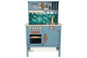 Rollelek - Small Foot - Wooden Children's Kitchen Blue 7dlg. - 12216