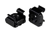 Rackskap - StarTech.com 10-32 Cage Nuts - 50 Pack - Rack Mount Clip Nuts - For Square Hole Server Rack - Black (CABCAGENUTS1032) - cage nuts - CABCAGENUTS1032
