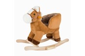 Babyleker - Small Foot - Wooden Rocking Horse Brown with Seat and Sound - 10616