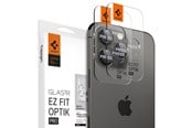 Mobil - Andre tilbehør - Spigen Glass tR EZ Fit Optik Pro 2 Pack - black - iPhone 17/16/15/14 Pro / 17/16/15/14 Pro Max - AGL05205