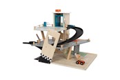 Leketøysbil - Small Foot - Wooden Garage Rally - 12357