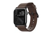 Smartklokke - Tilbehør - Nomad - Modern Band - 44mm/42mm | Black Hardware | Rustic Brown Leather - NM1A4RBM00