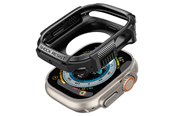 Smartklokke - Tilbehør - Spigen Rugged Armor - black - Apple Watch Ultra 3/2/1 - ACS05456