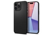 Mobil - Deksel og etui - Spigen Liquid Air - matte black - iPhone 15 Pro Max - ACS06562