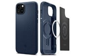 Mobil - Deksel og etui - Spigen Mag Armor MagSafe - navy blue - iPhone 15 Plus - ACS06672