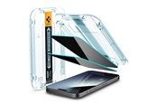 Mobil - Beskyttelsesglass - Spigen Glass tR EZ Fit (Privacy) 2 Pack - transparency - iPhone 15 Pro - AGL06894