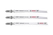 Stikksag - Bosch Expert Hardwood 2-side clean jig saw blade set - 3 pieces - 2608900549